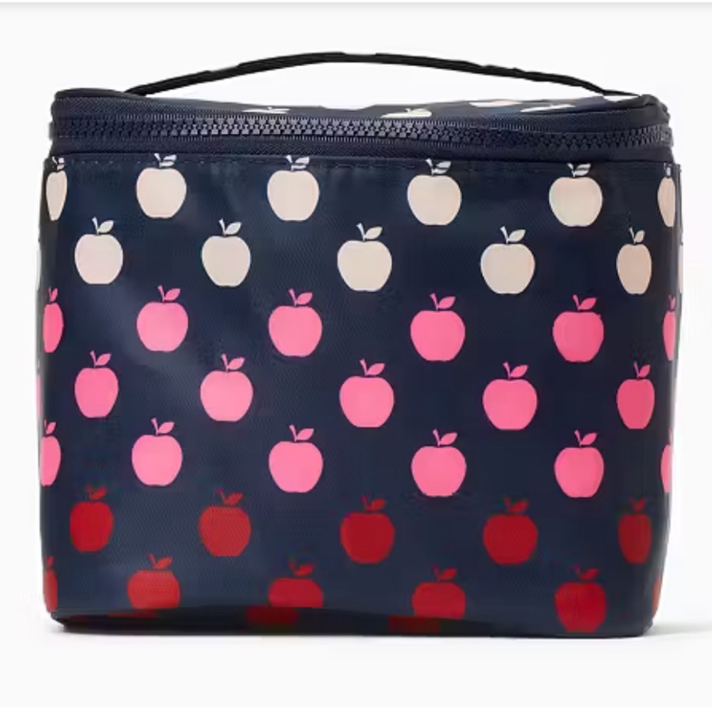 Kate Spade Lunch Box / Cosmetic Bag NWT Apple Orchard Degrade 🍎 Pink/Red Ombré